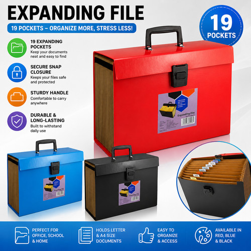 Expanding box file organiser - expanding,