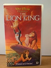 The Lion King VHS tape PAL