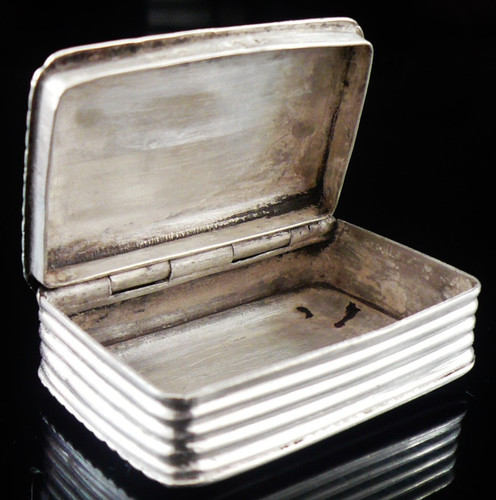 Antique sterling silver - silver, snuff