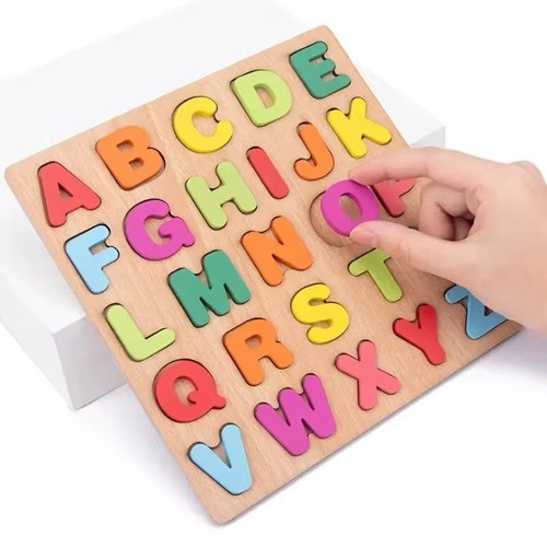 Wooden alphabet puzzles - alphabet,