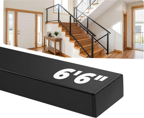 Stainless steel black - 6'6",