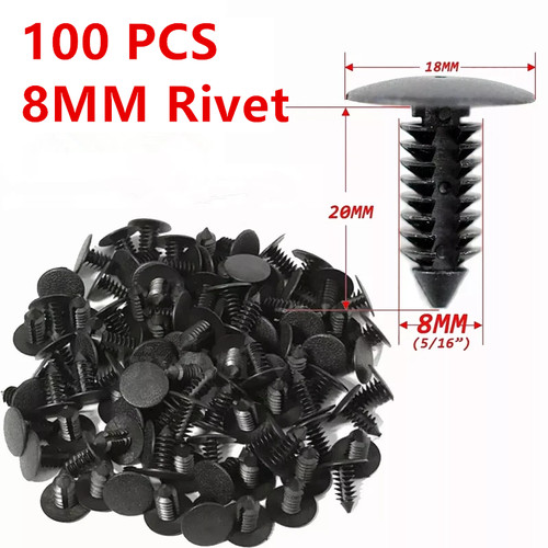 For 100pcs 8mm bumper - 100pcs,