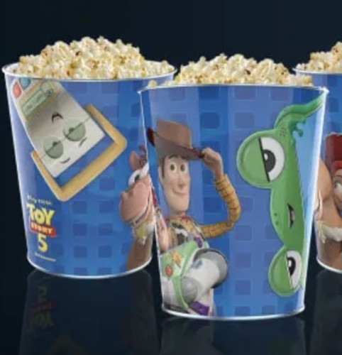 Toy story popcorn - story, bucket