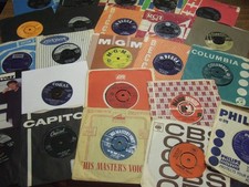 JOB LOT  of 24 x 7"  SINGLES   BUDDY HOLLY, PERCY SLEDGE, JOHNNY KIDD, THE BAND