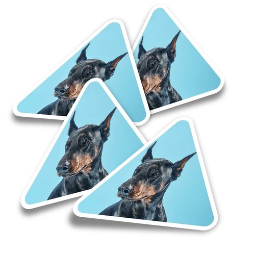 Triangle stickers - stickers,