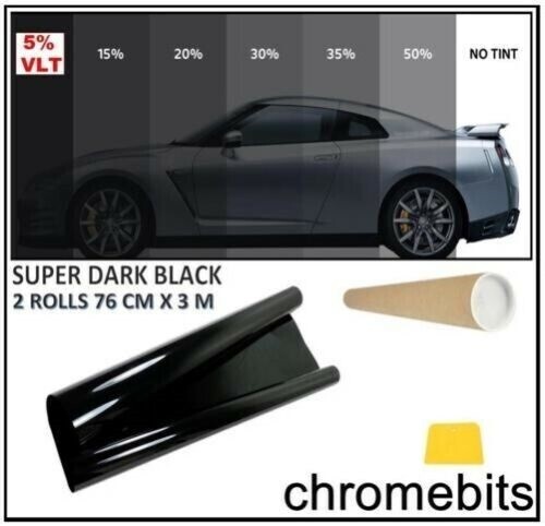 Black window tint - car, van