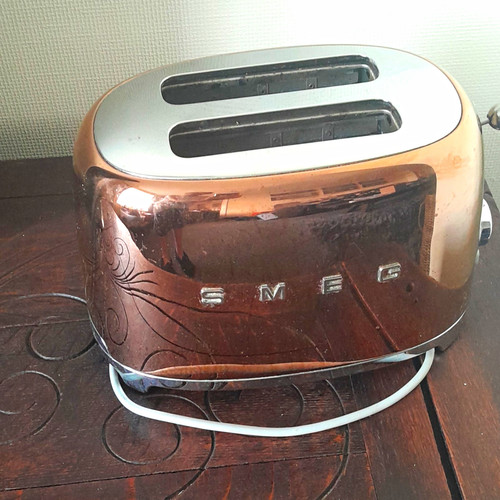 Smeg slice toaster rose - smeg, 2-slice
