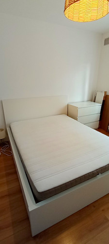 Ikea malm king - bed, white