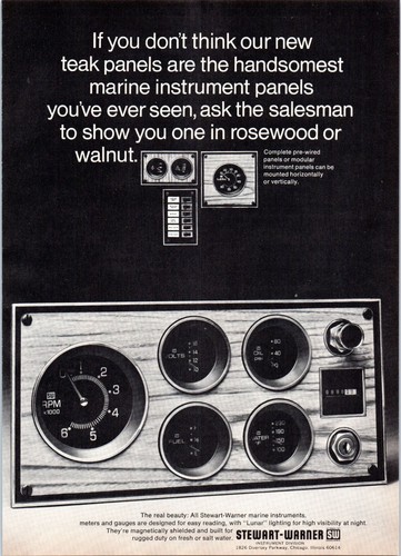 1971 stewart warner marine - stewart,