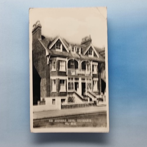 Eastbourne postcard c1950 real - postcard,