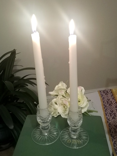 Quality pair candle holders - candle,