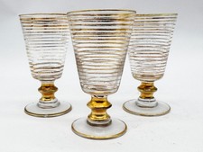 VINTAGE GOLD RIMMED WINE