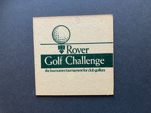 Vintage beer mat - mat, golf