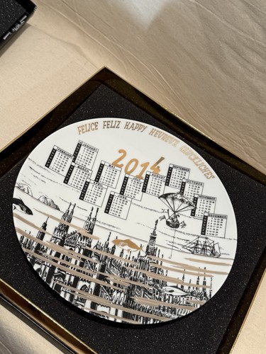 Fornasetti porcelain plate - porcelain, of