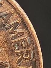 "AMERICA" Doubled Die Reverse