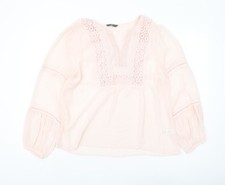 BHS Women's Pink Tunic Blouse