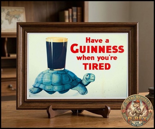 Guiness tortoise repro - guiness, /