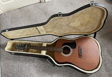 Vintage Ariana AW-60 6 string Acoustic Guitar and Hard Case. Light use. 1995.