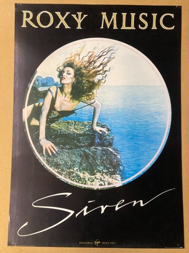 Roxy music siren - "siren", poster