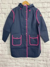 Scamp & Dude Ladies Navy Raincoat New with Imperfections (PG121X35)
