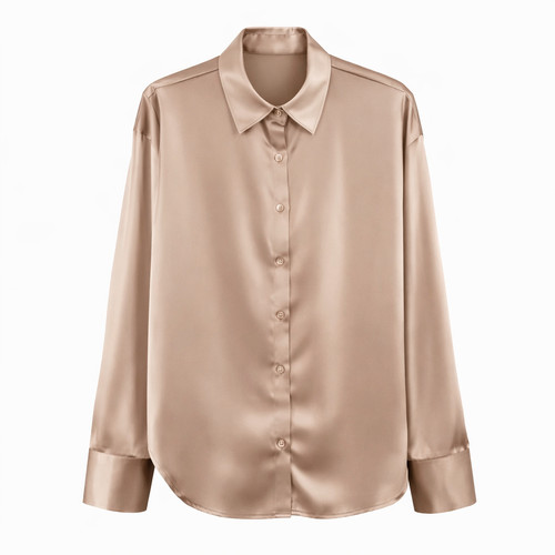 Women satin silk shirt vintage - women,