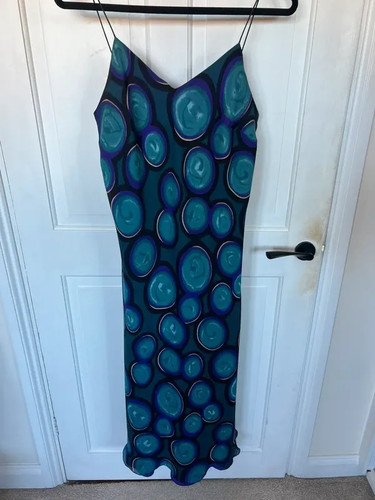 Y2k kaleidoscope midi dress - y2k,