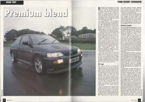 1992 ford escort cosworth road - cosworth,