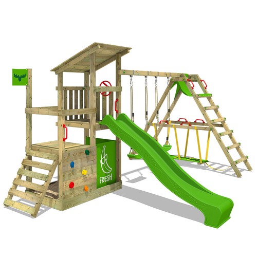 Wooden climbing frame fatmoose - wooden,