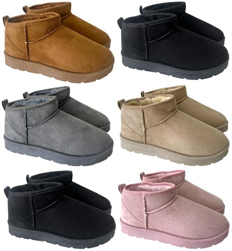 Womens ladies flat warm winter - warm,