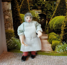 1:24th scale cook man figure doll handmade dolls house tudor medieval Man B