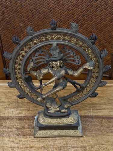 Vintage brass nataraja shiva - nataraja,