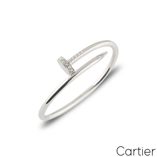 Cartier white gold diamond - white,