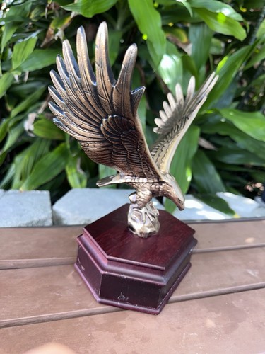 Large vintage brass eagle - vintage,