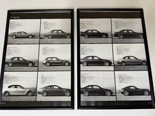 FRAMED Original BMW M1 M3 M5 M6 Z4 M Coupe Range Magazine Poster Man Cave Retro