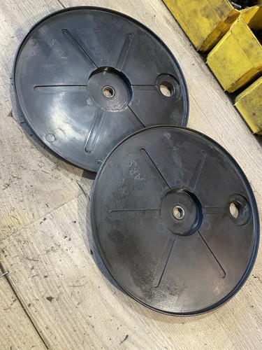 Rear wheel dust shields - dust, a
