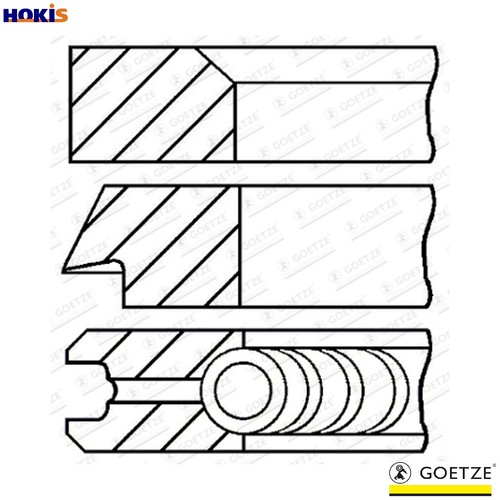 Piston ring kit - ring,