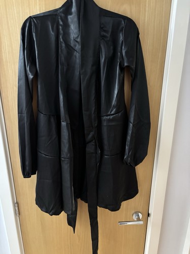 Tfnc london black satin - black, wrap