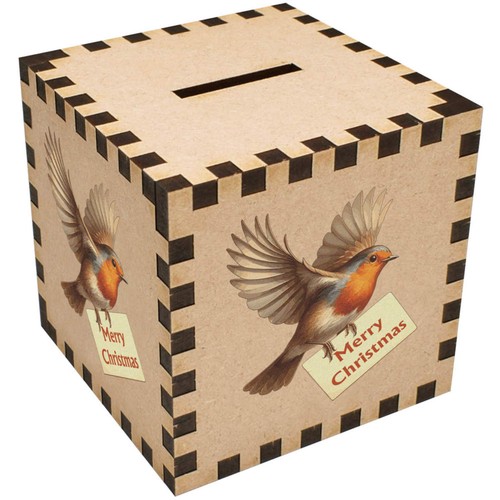 Merry christmas flying robin - 'merry, robin'