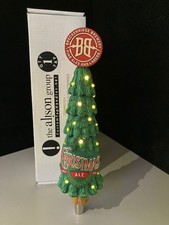 🎄 NIB Brecken Ridge Christmas Ale Motion Light Up Beer Tap Handle Bar Kegerator