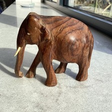 V intage, hand-carved wooden