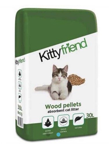 Kitty friend litter - litter, wood