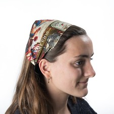 Farmers Market Small Holder Poultry Elasticated Head band Bandana Chemo Wear