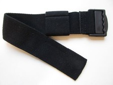 Best fit replacement Swatch POP black fabric watch band ~ 30 MM