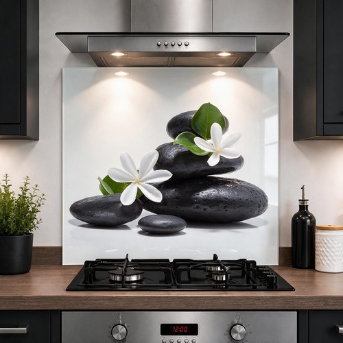 Printed glass kitchen - printed,