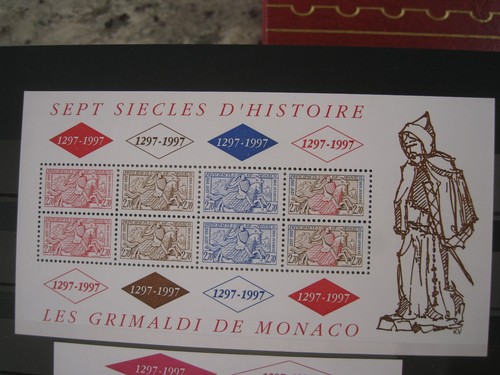 Monaco mnh 1997 seals - mnh,