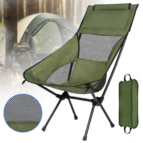 High back camping chair - back,