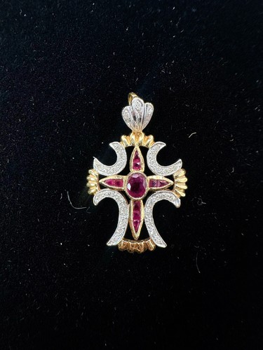 18ct yellow white gold - &,