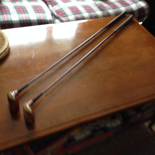 Vintage persimmon golf - 2x,