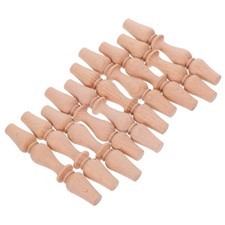 10 Pcs Plain Balusters Wood