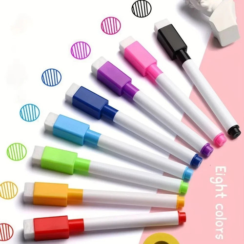 8pcs magnetic whiteboard pens - 8pcs,